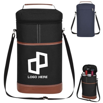 Insulated Wine Carrier Bag for Travel